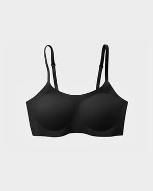 EBY Women's Black Bralette, Seamless | Size: XL DD