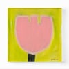 Grapefruit Tulip Art Print