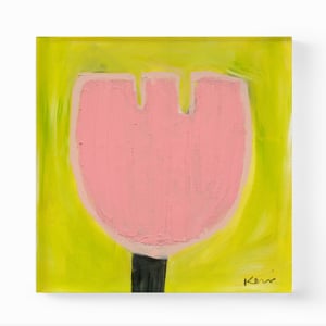 Grapefruit Tulip Art Print