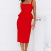 The Style Edit Midi Dress Red