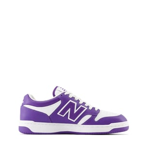 New Balance Womens 480 Trainers White / Prism Purple