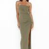 Tropic Date Maxi Dress Khaki
