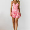 Flirty Summer Mini Dress Pink