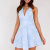 Bridge Between Love Mini Dress Blue