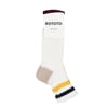 Rototo Two Stripe White / Navy / Yellow
