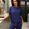 Indigo Womens Slouch Jersey Pyjama Set - 18