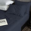 QE Home Bamboo Jersey Sheet Set in Navy, Blue, Queen