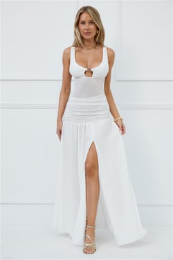 Denver Maxi Dress White