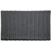 Bamboo Stripe Graphite Bathmat - 60x100cm