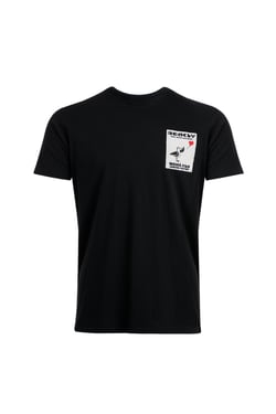 Weird Fish Beaksy Back Print Artist T-Shirt Black Size XL