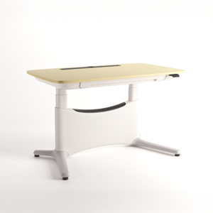 COLAMY LumiDesk All-in-1 Electric Height Adjustable Desk - 47.2"x 27.6"-Pre Order / Light Maple-White / MFC