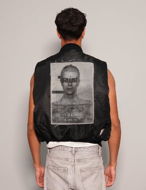 Saint' Bomber Gilet in Black