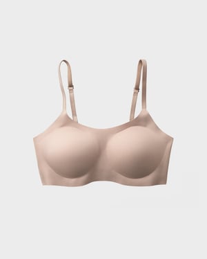 EBY Women's Nude Bralette, Seamless | Size: Medium DD