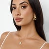 Opal Necklace Gold