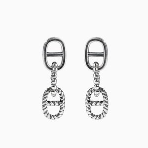 Jeulia "Intertwined Fate" Sterling Silver Earrings