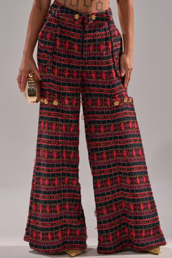 AKIRA Only Think About You Trouser Pants In Tweed | Size 1X