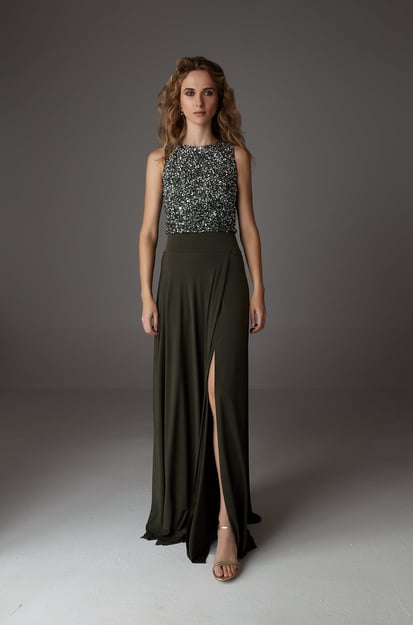 CLARA TOP KHAKI