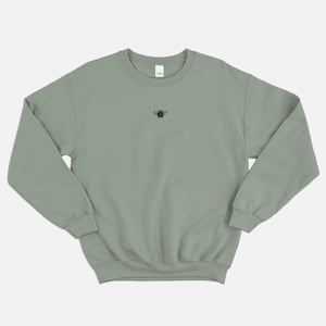 Tiny Embroidered Bumble Bee Sweatshirt (Unisex)
