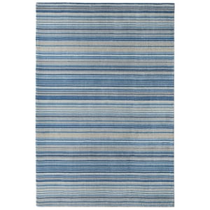 Fine Stripes Rug Blue/Beige - 160x230cm