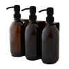 Gold Triple Wall Mounted Soap Dispenser