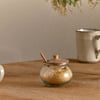 nkuku Kali Round Storage Jar | Kitchen Storage & Utility | One Size | Natural & Clear