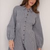 Black Gingham Montego Mini Dress