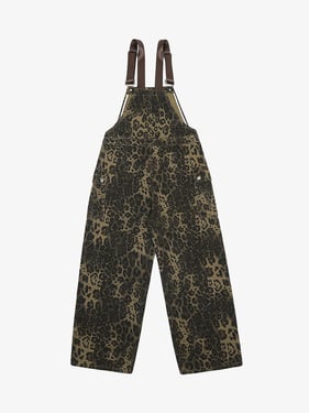 Thesupermade Leopard Print Street Style Workwear Overalls - 2020 - Burlywood / XL