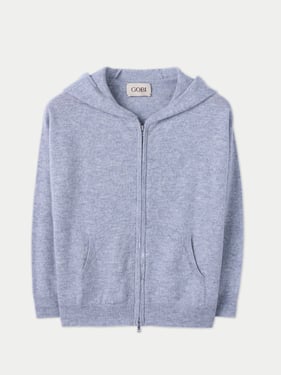 Unisex Zipper Hoodie - 11-12 years / high rise / KK0039-1299/0000