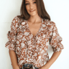 Chloe Shirt in Garden Roots