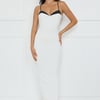 Chic Sophistication Maxi Dress White