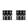 Jeulia Geometric Shape Copper Men's Cufflinks
