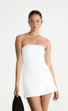 Sarie Mini Dress (White) - US 2