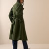 Khaki Double-Breasted Trench Coat