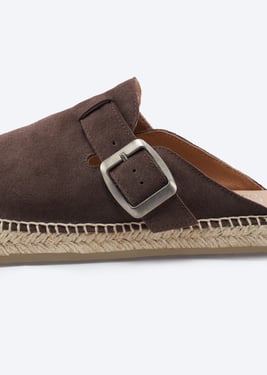 Menuda Suede Espadrille Clogs
