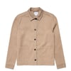 Sunspel Womens Twin Pocket Jacket Stone