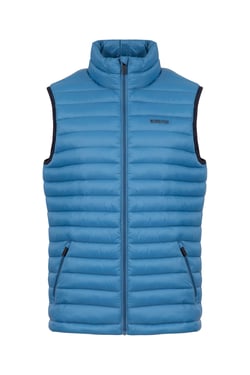 Weird Fish Langtree Lightweight Showerproof Padded Gilet Washed Blue Size XL