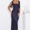 Bright Stars Sequin Maxi Dress Navy