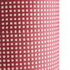 14cm tall tapered Trellis shade in russet block printed card