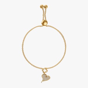 Heart & Clover Diamond Bracelet - 0.20 CT