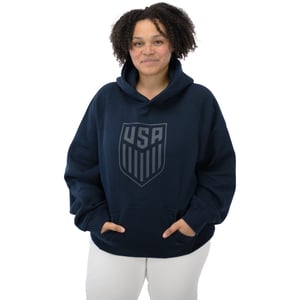 Unisex USA Statement Navy Tonal Hoodie / 3X