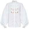 ZIMMERMANN | Ivory cotton Luna applique blouse | Women | 1