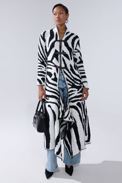 AKIRA The Rich Bitch Is Here Long Cardigan Sweater | Black | Size Small/Medium