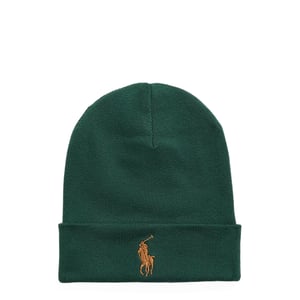 Polo Ralph Lauren Combed Cotton Beanie Vintage Pine/ Tan Pp