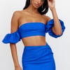 My Love Dive Crop Blue