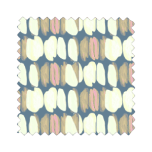 Tulips Blue Fabric