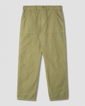 Fat Pant (Olive Sateen) - 29