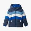 Black & Blue Kids Puffer Jacket