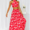 Swipe Next Maxi Skirt Red