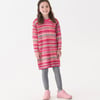 Girls Sunset Stripe Sweater Dress