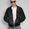 Pilots Leather Bomber Jacket